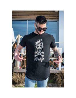hottershop Kplay Camiseta de hombre estampado calavera pato fosforescente