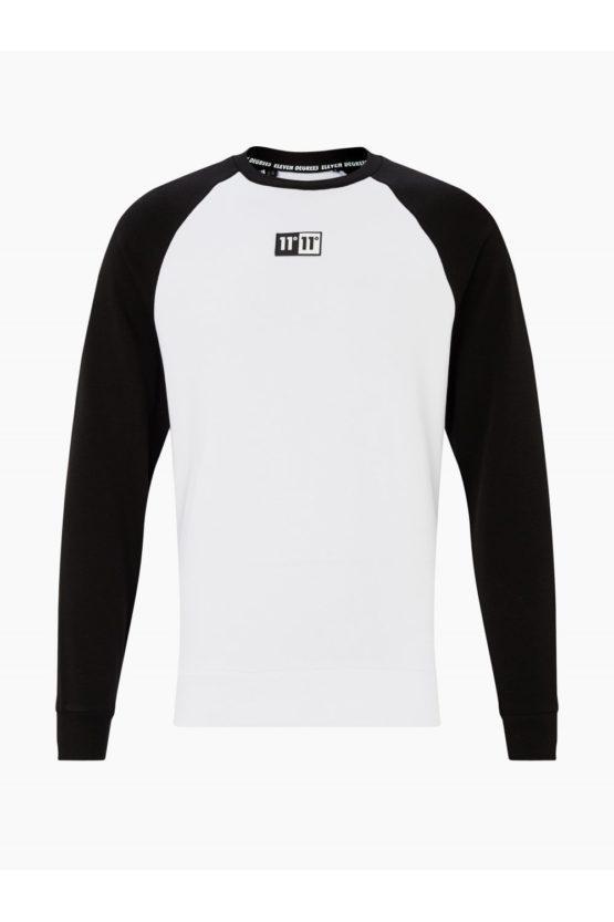 HOTTERSHOP 11 DEGREES Onyx Sweatshirt White Black