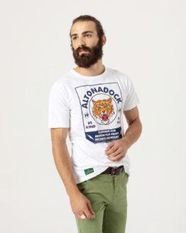 ALTONADOCK Camiseta manga corta con dibujo frontal tigre