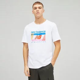 New Balance Camiseta NB Athletics Amplified White