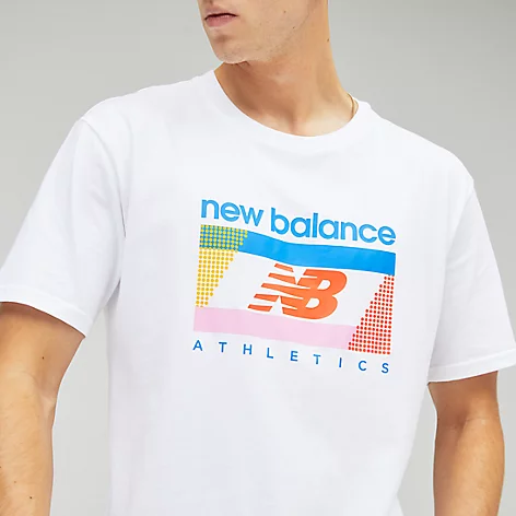 New Balance Camiseta NB Athletics Amplified White