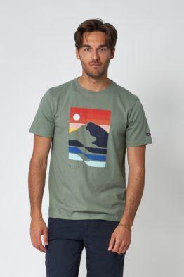 Batela Camiseta Mar y Tierra Verde