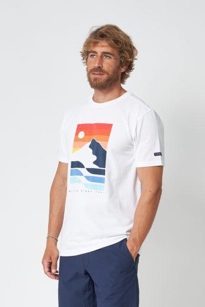 Batela Camiseta Mar y Tierra Blanco
