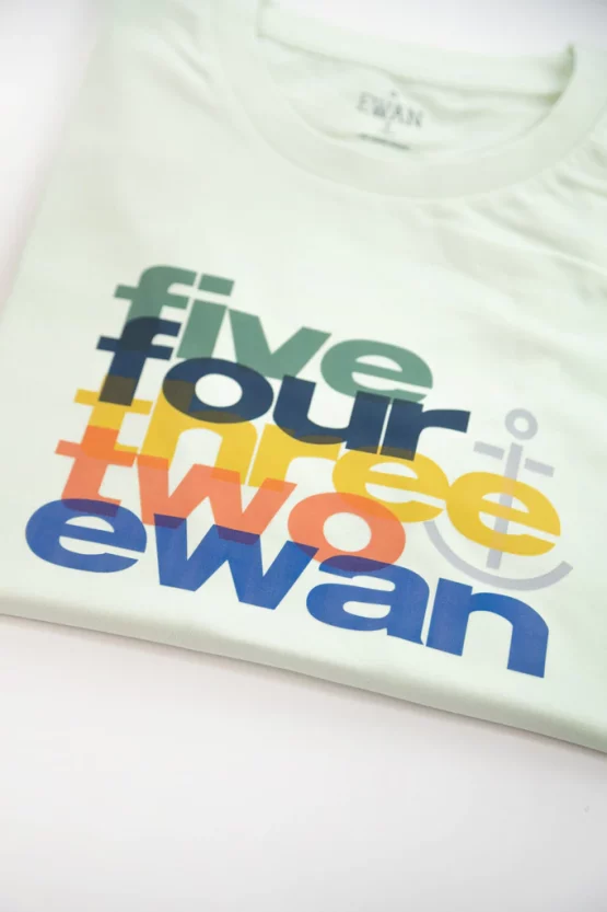 Ewan Camiseta 5-4-3-2-1 Green