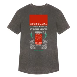 Arica Camiseta Michelada Grey Premium Trasera