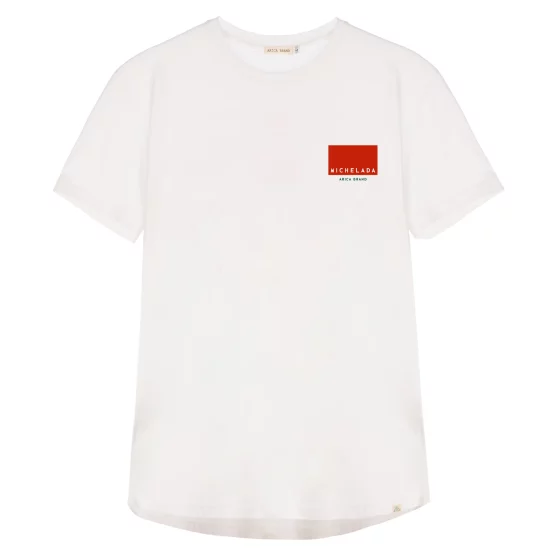 Arica Camiseta Michelada White Premium Frontal