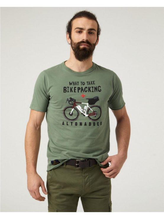 Altonadock Camiseta Bicicleta Hombre Color Kaki