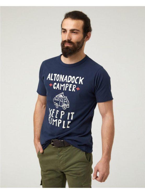 Altonadock Camiseta Caravana hombre azul marino