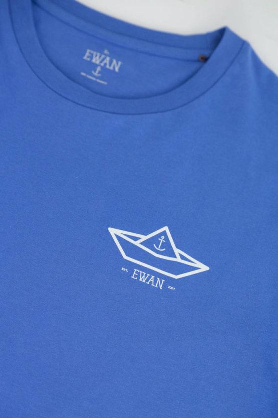 Ewan Camiseta Unisex Paperboat Azul
