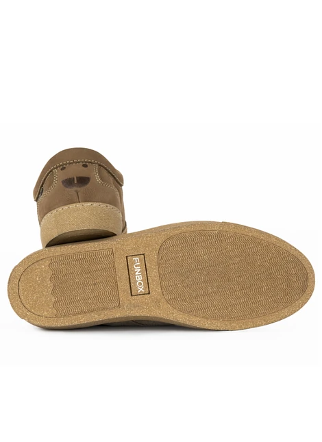Funbox Mens Willy 2 Shoes Beige