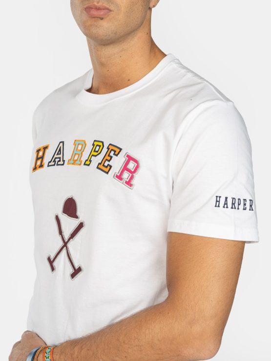 Harper&Neyer Camiseta Retro Colours Blanco