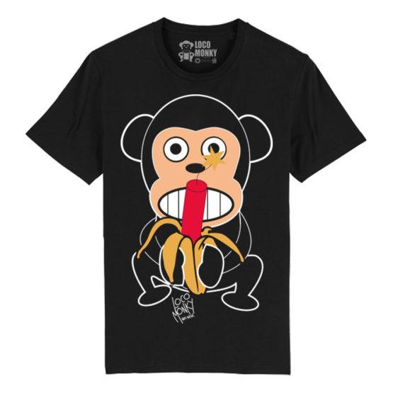 Num Wear Camiseta Loco Monky Banana Negro