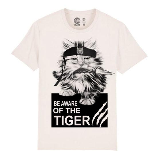 Num Wear Camiseta Tiger Vintage White