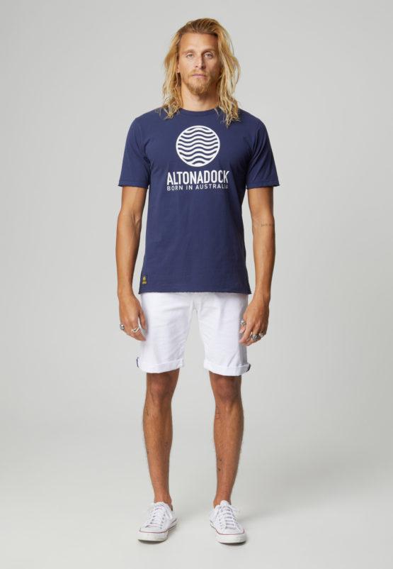 Altonadock Camiseta azul marino diseño frontal