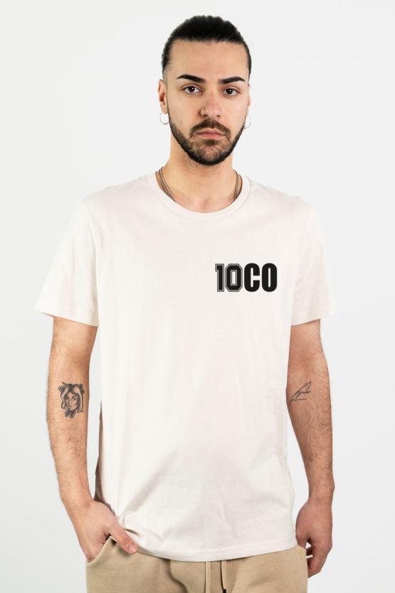 Camiseta Unisex LOCO MONKY 10CO Crudo