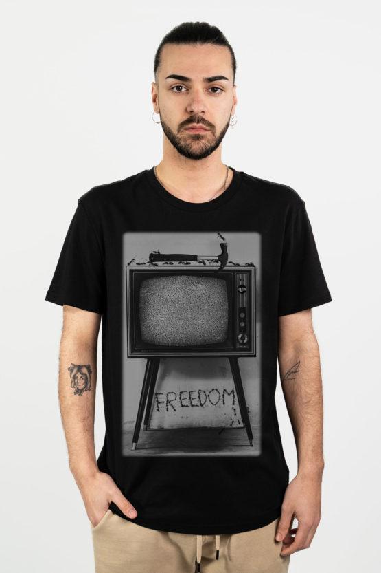 Camiseta Unisex NUM WEAR FREEDOM Negro
