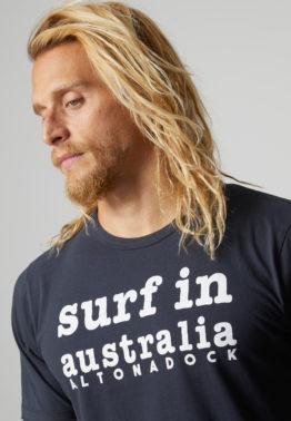 Altonadock Camiseta negra diseño surf
