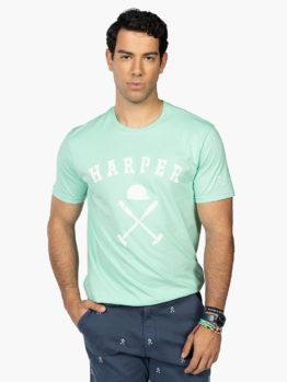 Harper&Neyer Camiseta New England Verde Agua