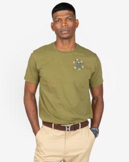 Harper&Neyer Camiseta Earth Verde Militar