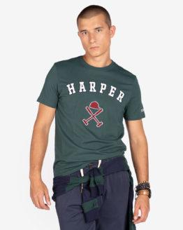 Harper&Neyer Camiseta Retro Verde Botella