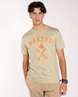 Harper&Neyer Camiseta New England Verde Militar Claro