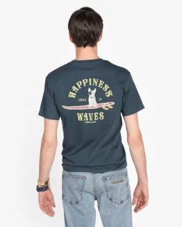 Harper&Neyer Camiseta Waves Azul Marino