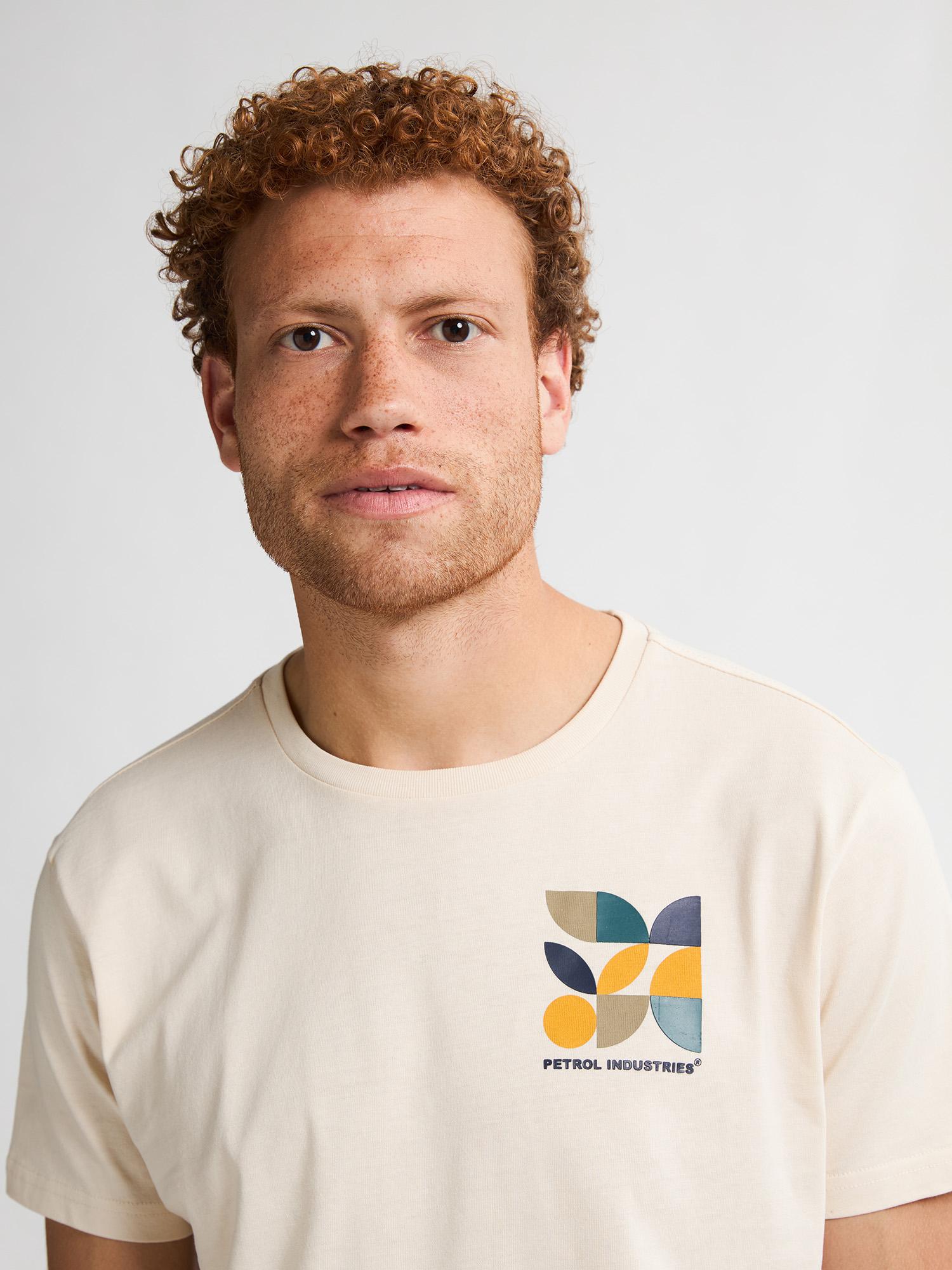 Camiseta Estampado Trasero Petrol Blanco Roto - Imagen 2