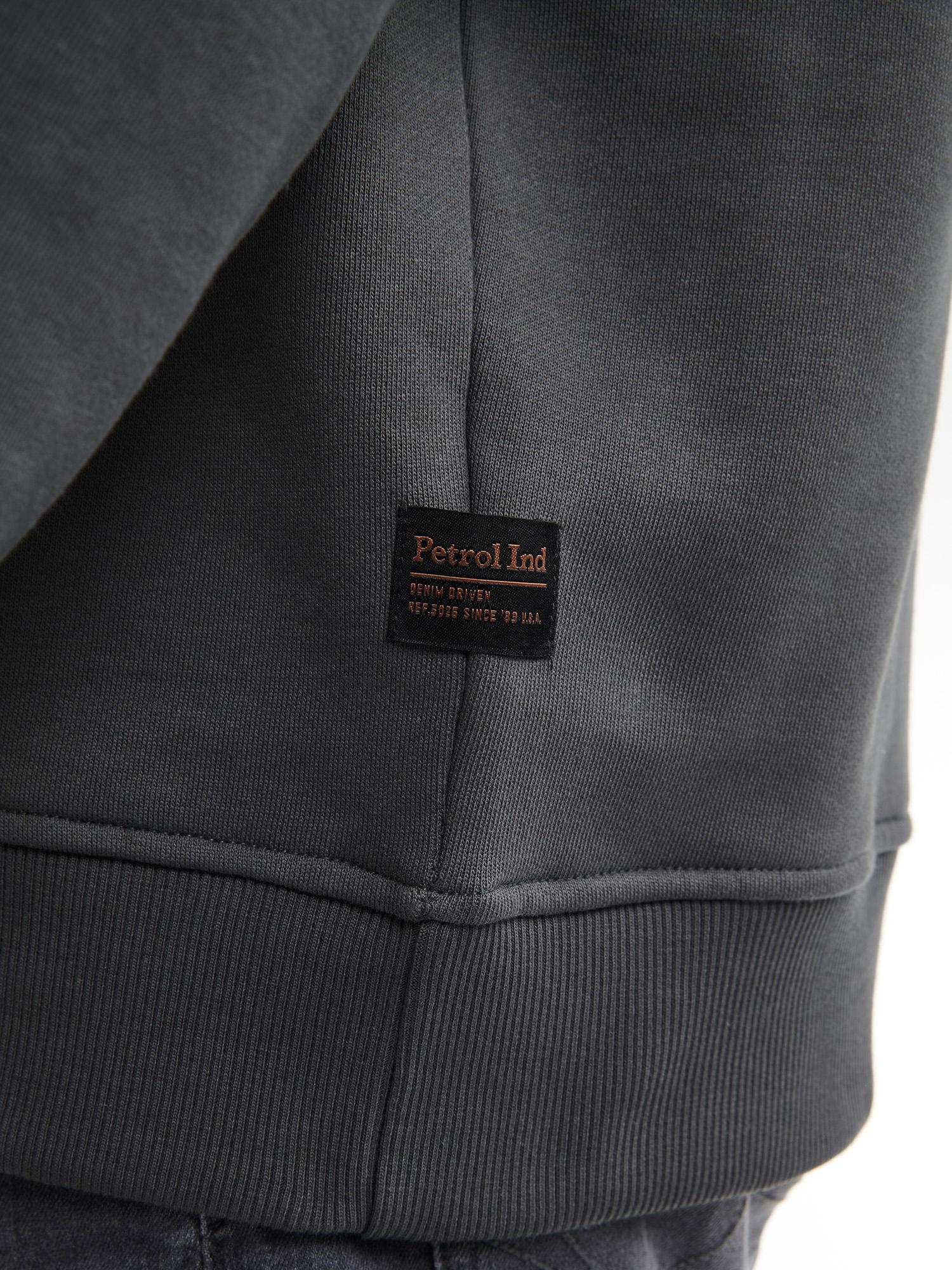 Sudadera Capucha Basica Petrol Gris Oscuro - Imagen 6