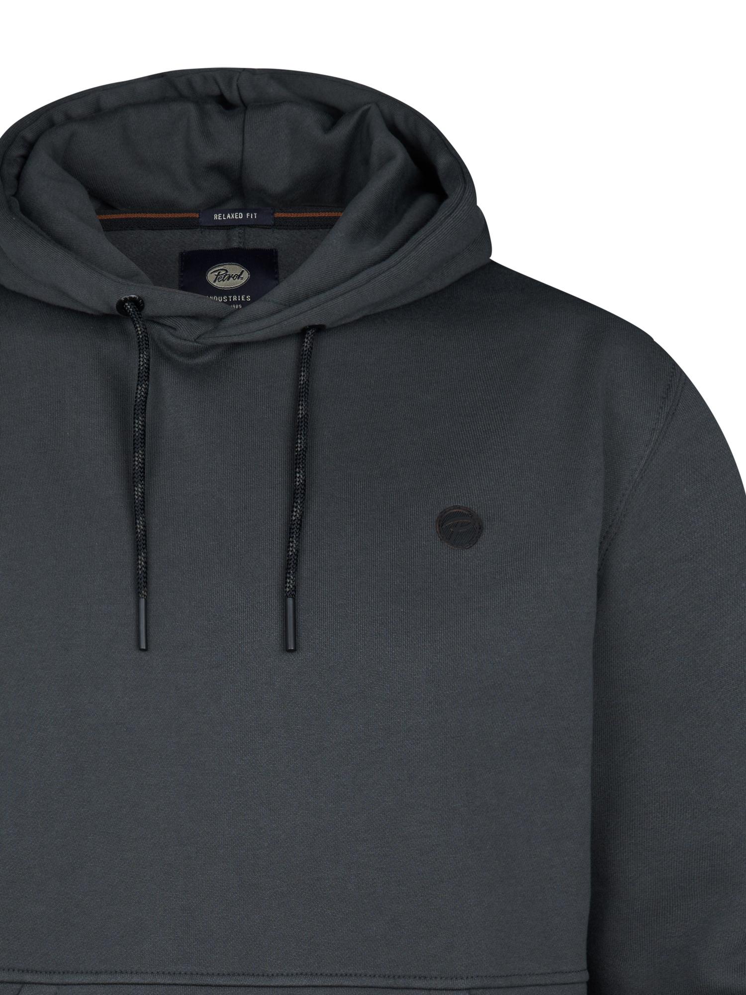 Sudadera Capucha Basica Petrol Gris Oscuro - Imagen 7