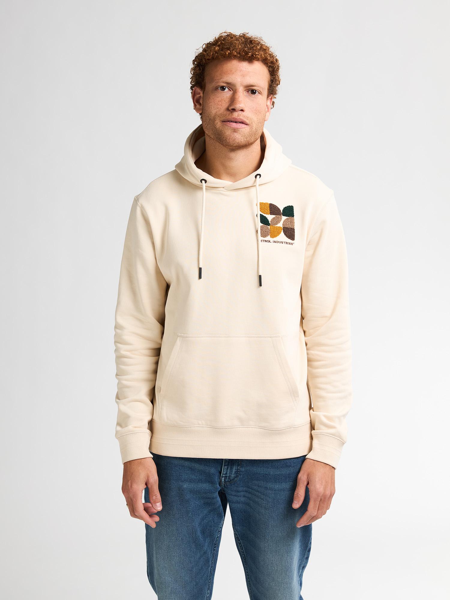 Sudadera Capucha Petrol Estampado Trasero Sparta Crudo
