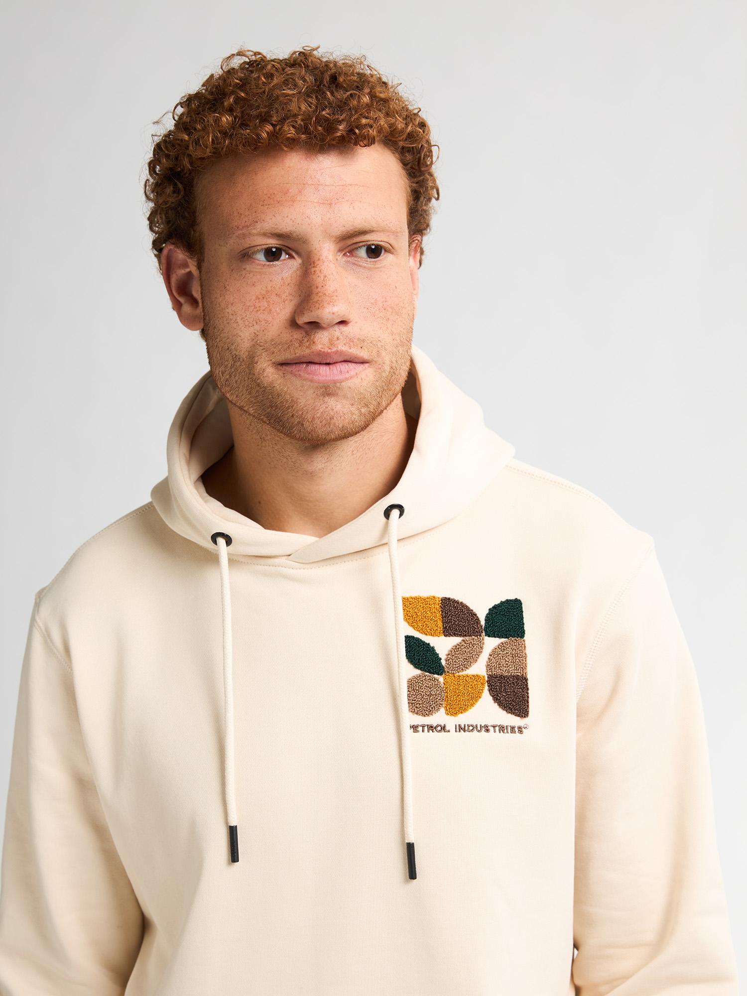 Sudadera Capucha Petrol Estampado Trasero Sparta Crudo