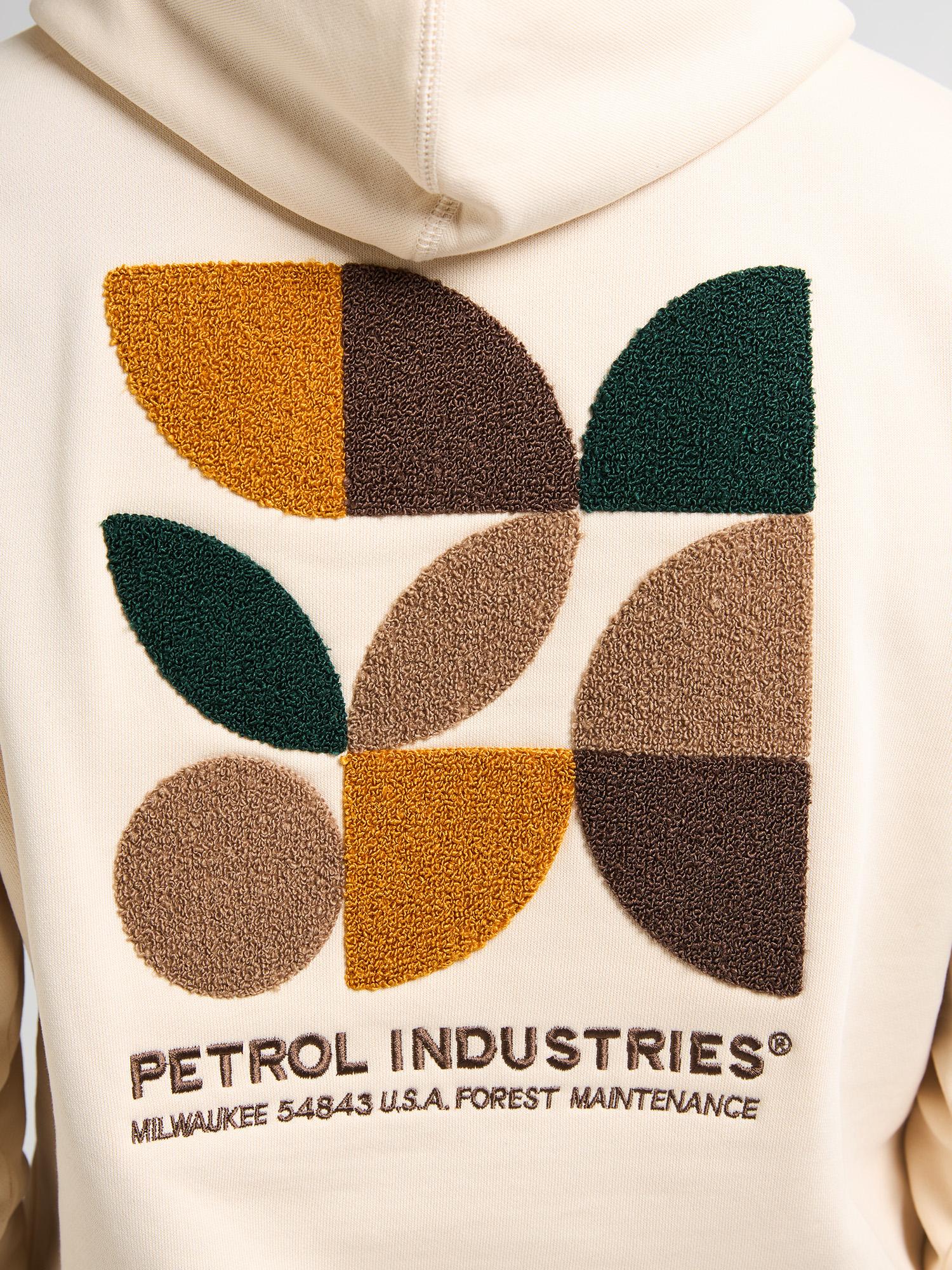 Sudadera Capucha Petrol Estampado Trasero Sparta Crudo - Imagen 5