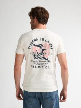 Camiseta Grafica Petrol Industries Onix Beige