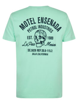 Camiseta Estampado Calavera Petrol Industries Verde Agua