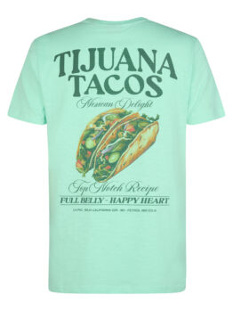 Camiseta Estampado Tijuana Petrol Industries Verde Agua