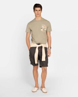 HarperCamiseta Ethnic Pocket Verde Light Camo